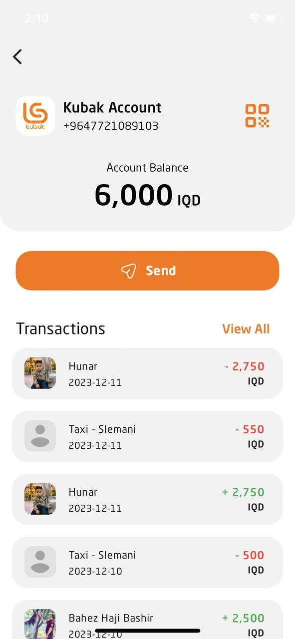 Kubak wallet
